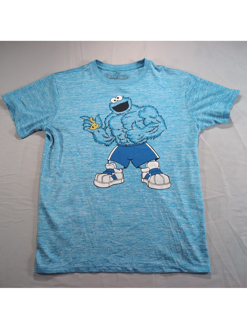 Sesame Street Cookie Monster Blue Graphic T-Shirt